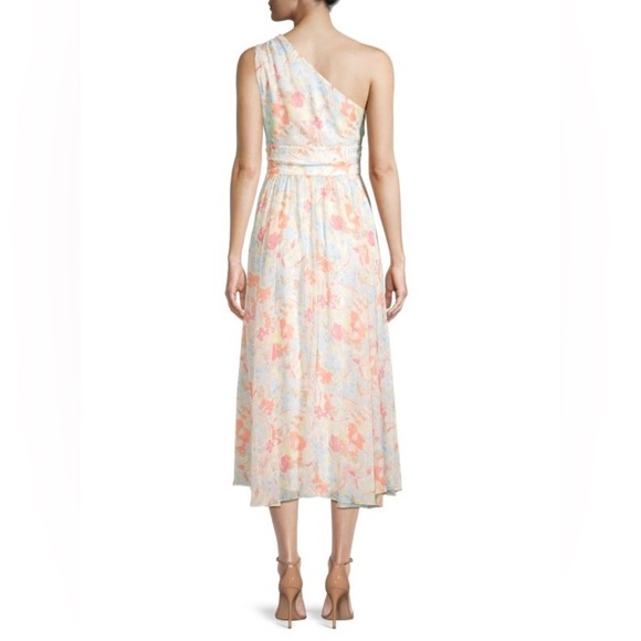 Sara Watercolor Floral Midi Dress size US2 XS - Picture 3 of 4